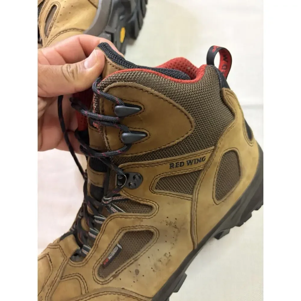 Red Wing TruHiker Boots Men’s Size 12 D 6674 Waterproof Safety Toe Vibram Work